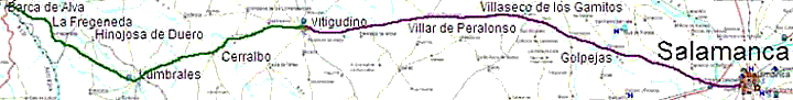 Mapa Salamanca