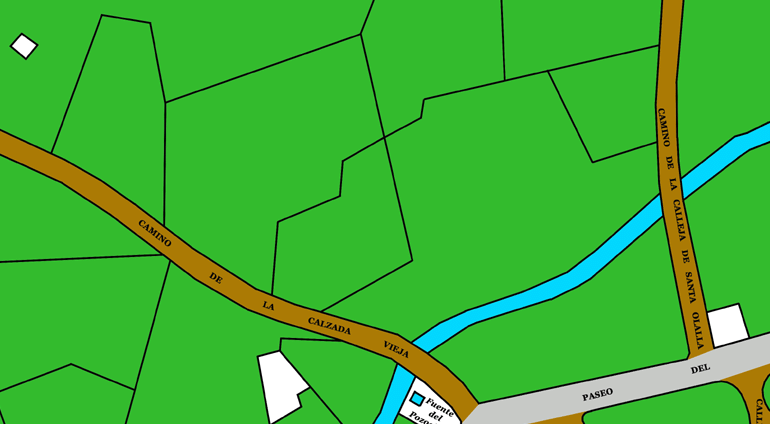 Plano callejero Fregeneda