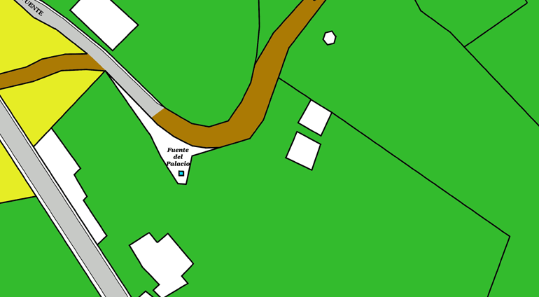 Plano callejero Fregeneda