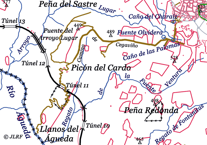 Mapa Cegaviño