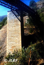 2º pilar del puente de los Riscos