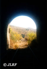 Túnel 17, puente y túnel 16 al fondo