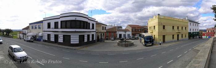 Panorámica de la carretera desde la plaza de España