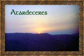 Marco atardecer